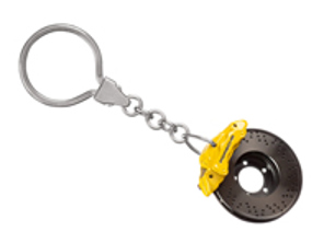 Porsche Llavero de disco de freno, Amarillo - WAP0503030E