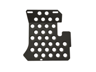 Aluminium-Bodenplatte Beifahrerseite RHD Coupé. Porsche 911 Coupé 1969 bis 1989 - 91155106222, 90155106123, 90155106242