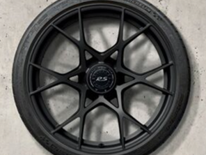 20" 718 Cayman GT4 RS Satz geschmiedeter Aluminiumfelgen, in Schwarz. Original Porsche - 98204460305