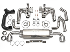 MAXFLO Header Muffler Kit WITH Heat. Porsche 964 Fabspeed - 96422096498, 96411104504, 96411104502, 96411104605, 96421103905, 96421103932, 96421104004