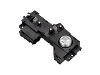 Interruptor de ajuste del asiento con función de memoria, color plata galvanizada. Porsche 987.1 / 987.2 / 997.1 / 997.2 2005-13 - 99761372102V05, 99761372202V05, 99761372101V05, 99761372201V05