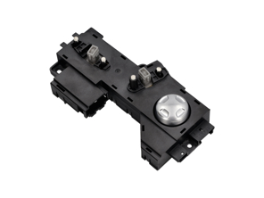 Schalter für Sitzverstellung mit Memoryfunktion, Galvanosilber. Porsche 987.1 / 987.2 / 997.1 / 997.2 2005-13 - 99761372102V05, 99761372202V05, 99761372101V05, 99761372201V05