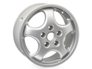 Jante alliage, 9.0Jx17 ET55, arrière, Argent pour Porsche 928 GTS - 96536216800