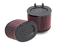 K&N Air filters set of 2 for Porsche 997 3.6L / 3.8L 2009-11 - 99711013030, 99711013031 - E1999, E-1999