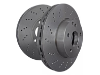 EBC Standard Brake Discs Drilled Rear. Porsche Boxster / Cayman  D1441 - 98635240301, 98735240300, 98735240301 - D1441