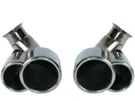 Endrohrsatz, Turbo-Look. Porsche 996 3,4ltr - 99611125261, 99611125161, 99611125254, 99611125154, 99611125255, 99611125155, 1620703410 - 1620703410