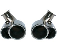 Tail pipe set, turbo look. Porsche 996 3.4ltr - 99611125261, 99611125161, 99611125254, 99611125154, 99611125255, 99611125155, 1620703410 - 1620703410