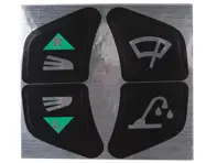 Aufklebersatz, Scheibenwischer und Blinker. Porsche 911 - 90155933000 - 901.559.330.00, 1601502110