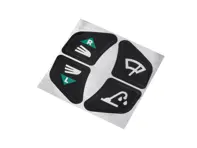 Juego de adhesivos, limpiaparabrisas e intermitentes. Porsche 911 - 90155933000 - 901.559.330.00, 1601502110