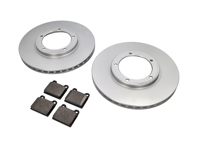 FRONT Brake Pads and Brake Disc Package Porsche 911 65-73