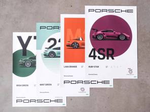 Coffret d'affiches Porsche - Driven by Dreams. Collection anniversaire 75 ans