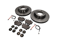 后刹车片和刹车盘套件。保时捷 996 GT3 2003>> Brembo - 9975140990, 99735141090, 99635194800, 99761267700, 99635208602, 99635240X02BRE, 99635240X02, 99635294904BRE, 99635294904, 99635208600, 99661236501, 90026904701, 99906704209, 99635195901