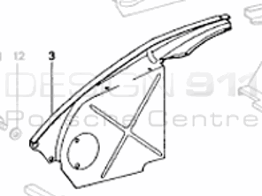 Motorkap Porsche 911 1974-83 - 90110608104, 91110695600