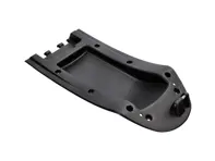 Housse de console centrale, noir satiné. Porsche 986 Boxster / 996 Carrera / Turbo / GT2 / GT3 - 99655220500, 9965522050001C