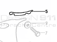 Panneau d'auvent en caoutchouc Porsche 993