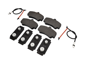 FRONT Brake pads, sensors, shims kit Porsche 996 Turbo / 996 C4S Textar - 99635194913, 99661236501, 99635108901
