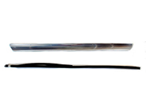 Seitenschwellerleiste + Gummidichtung. Porsche 911S/ 911L 1968 - 90155910552 - CB.022.008, 9387, 1686500406