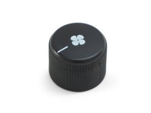 Bouton de l'interrupteur du ventilateur noir. Porsche 911 84-89 - 9116131040270B