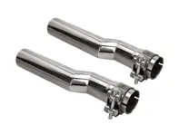 Offset Sport tailpipe trim kit stainless steel. Porsche 356 Pre A - 54654101, 546 54101 - PRS15