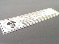 Steuerzeitenaufkleber für Porsche 911E / 911S (1970) - 91100651000