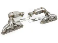 Collecteur d'échappement / Collecteur avec 200 CELL CAT pour Porsche Boxster 987 / Cayman DesignTek - 3606109874, 98711310407, 98711310408, 98711310410, 987113104AX, 98711310805, 987113108AX, 98711310605, 98711310606, 987113106AX, 98711310307, 98711310310, 987113103AX, 98711310705, 987113107AX, 98711310505, 98711310506, 987113105AX