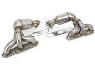Exhaust Manifold / Header with 200 CELL CAT for Porsche Boxster 987 / Cayman  DesignTek - 3606109874, 98711310407, 98711310408, 98711310410, 987113104AX, 98711310805, 987113108AX, 98711310605, 98711310606, 987113106AX, 98711310307, 98711310310, 987113103AX, 98711310705, 987113107AX, 98711310505, 98711310506, 987113105AX