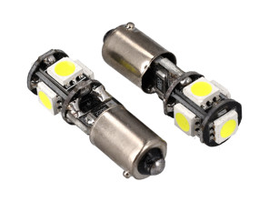 Side Light High Power Bulbs (PAIR). SMD LED H6W
