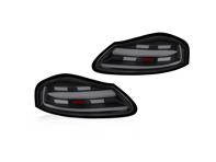 LED Indicator Unit Rear, Somke lens. Porsche 986 Boxster - 98663144504, 98663144604, 00004490067 - EU-74-BOX-R-28