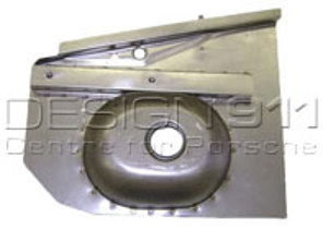Batteriekastenseite LINKS mit Heizblase. Porsche 356 T6 - 64450103306, PP141AL, P141A