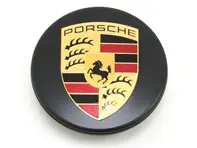 Radkappenplakette mit Mittelverschluss für Porsche 991 Turbo / 992 Turbo - 99136120720, 9P1601349BJE1