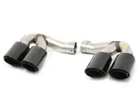 Sorties d'échappement sport, en noir. Porsche 9YA Cayenne - 9Y0044200G