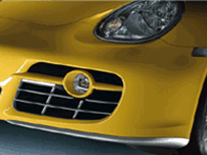 Lamelles Avant Mat Aluminim Look Porsche 987C Cayman