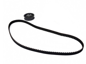 Distributieriem met spanrolset. Porsche 924 / 924 Turbo - 026109243F, 056109119A - GT35701, 530016210