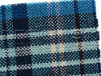 Porsche Classic Stoff KARO Blau Madras - P9111473