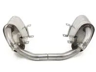 Exhaust Muffler / Silencer Sports DesignTek for Porsche 996 Carrera - 99611112257, 99611113254, 99611198404, 99611113274, 99611113275, 99611113270, 99611198405, 99611113168, 99611198504, 99611113174, 99611113175, 99611113170, 99611198505, 99611112157, 99611113154