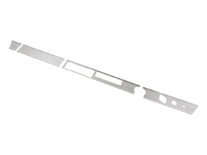 Dashboard aluminium facia trim set RHD. Porsche 911 / 912 - 91155201400 - 1689808410