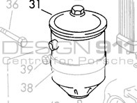 Filtro De Aceite Con Carcasa. Porsche 356 / 912 - 54607800
