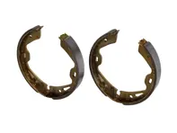 Zapatas de freno de mano (juego de 4). Porsche Panamera 970 / 981 Boxster / 981C Cayman / 991 Carrera - 97035299300, 97035299301, 97035299302, 298698533, 971698533, 971698533C, 971698533E, 971698533AA, 971698533D, 9Y0698533A, 9Y0698533AA, 97035299303, 971698533A, 971698533B, 10990.155.5 - 10990.155.5