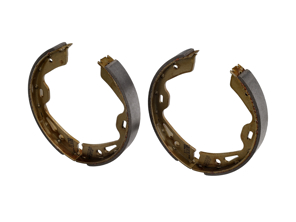 Mâchoires de frein à main (jeu de 4). Porsche Panamera 970 / 981 Boxster / 981C Cayman / 991 Carrera - 97035299300, 97035299301, 97035299302, 298698533, 971698533, 971698533C, 971698533E, 971698533AA, 971698533D, 9Y0698533A, 9Y0698533AA, 97035299303, 971698533A, 971698533B, 10990.155.5 - 10990.155.5