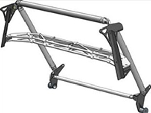 Brey Krause B-Pillar and Truss Support System. Porsche 964 / 993 Coupe - R1921, R-1921
