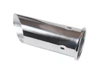 Tuyau d'échappement, chromé. Porsche 911 / 914 - 90111124501, 1620705700 - 1620705700