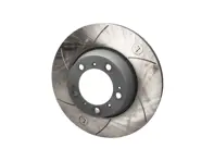 Brake disc rotor Rear. Slotted Porsche 996 / 997 / 991 (OE No 99635240502 and 99635240602) - 99635240501, 99635240601, 99635240502, 99635240502, 99135240301, 99135240401, 205823C, 205824C, 9P1615601, 9P1615602, 99135240302, 99135240402, 99635240500, 99635240501, 99635240502, 99635240503, 99635240600, 99635240601, 99635240602, 99635240603