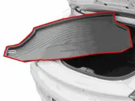 Bagageruimtebekleding, achter. Porsche 981 Boxster - 98104400013