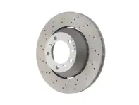 Disque de frein arrière léger, percé et alvéolé, 350 x 28 mm. Porsche 997 GT3 2010 >> - 99735240598, 99735240698 - PRL40598, PRR40698