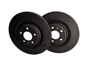 Disco de freno trasero Ø: 330 mm. Porsche Macan MK1 2.0L / 3.0L Gasolina / Diésel / GTS y MK2 (a partir de 2019), revestimiento negro Z, trasero. - 95B615601A, 95B615601G, 100.3358.53 - 100.3358.53