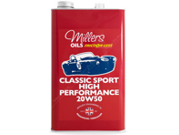 Millers Oil Classic Sport High Performance 20W-50 Engine oil for Porsche 356 / 914 / 911 2.0-2.7L - 8355GMS, 7911GCT