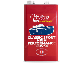 Huile moteur Millers Oil Classic Sport High Performance 20W-50 pour Porsche 356 / 914 / 911 2.0-2.7L - 8355GMS, 7911GCT
