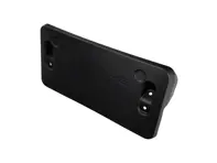 Front bumper number plate holder, Black. Porsche 95B.1 Macan - 95B807287A1E0, 95B807287C1E0