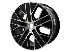 Vorderes 20-Zoll-Leichtmetallrad im Turbo Aero Design für Porsche 9J1 Taycan - 9J1601025CRQO1