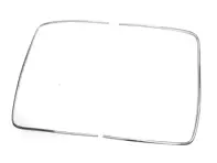 Rear screen moulding, Chrome. Porsche 911 / 912 Coupe - 90154591120, 90154591220
